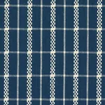 BOYD CHECK Fabric – INDIGO | Schumacher | Wallpaper Twins BOYD CHECK fabric INDIGO color by Schumacher