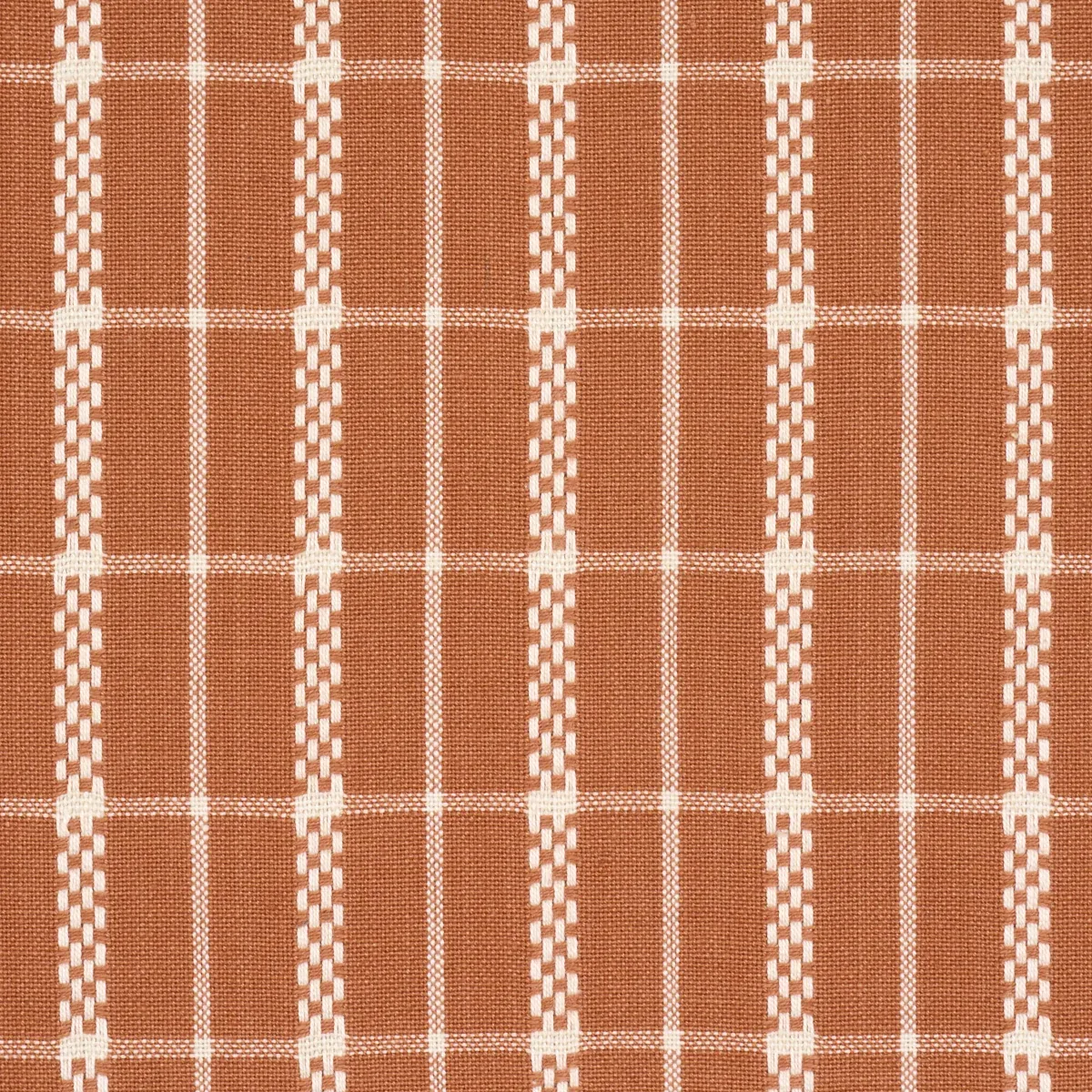 BOYD CHECK Fabric – SPICE | Schumacher | Wallpaper Twins BOYD CHECK fabric SPICE color by Schumacher
