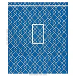 BRANSON EMBROIDERY Fabric – BLUE | Schumacher | Wallpaper Tw BRANSON EMBROIDERY fabric BLUE color by Schumacher