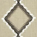 BRANSON EMBROIDERY Fabric – TAUPE | Schumacher | Wallpaper T BRANSON EMBROIDERY fabric TAUPE color by Schumacher