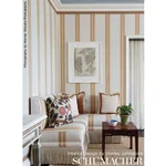 BRENTWOOD STRIPE Fabric – CHINA BLUE | Schumacher | Wallpape BRENTWOOD STRIPE fabric CHINA BLUE color by Schumacher