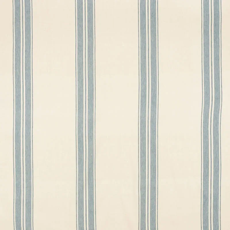 BRENTWOOD STRIPE fabric CHINA BLUE color by Schumacher
