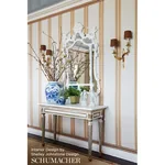 BRENTWOOD STRIPE fabric COBALT color by Schumacher