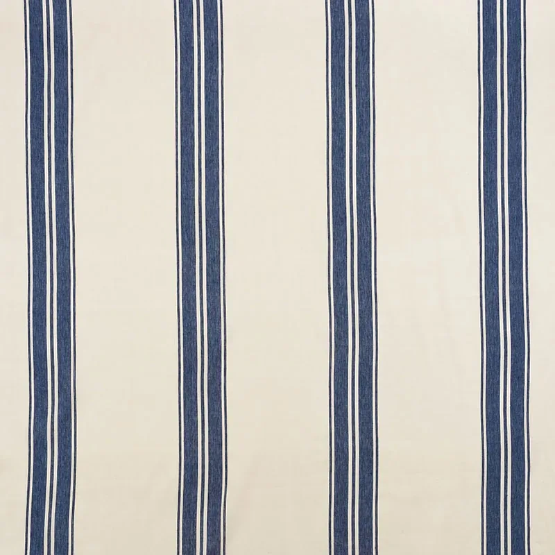 BRENTWOOD STRIPE fabric COBALT color by Schumacher