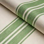 BRENTWOOD STRIPE Fabric – LEAF GREEN | Schumacher | Wallpape BRENTWOOD STRIPE fabric LEAF GREEN color by Schumacher