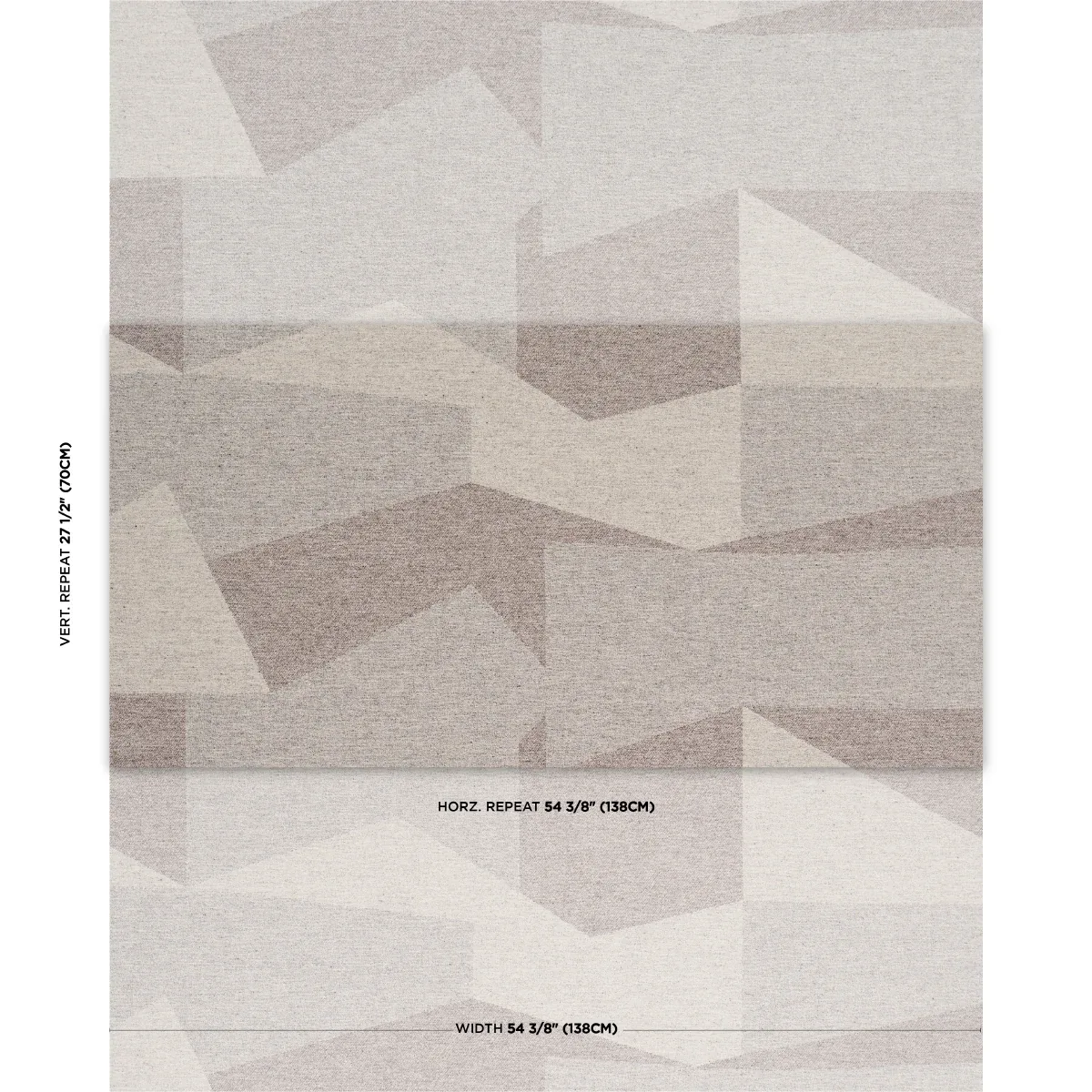 BREUER fabric DOVE GREY color by Schumacher