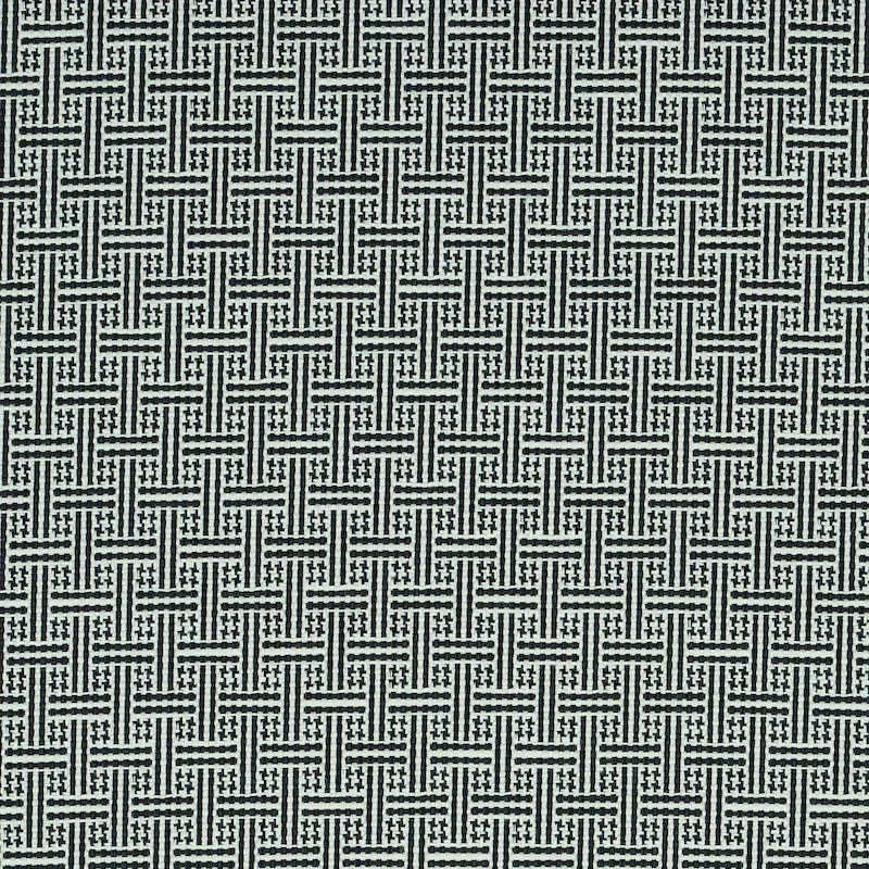 BRICKELL INDOOR/OUTDOOR fabric BLACK color by Schumacher