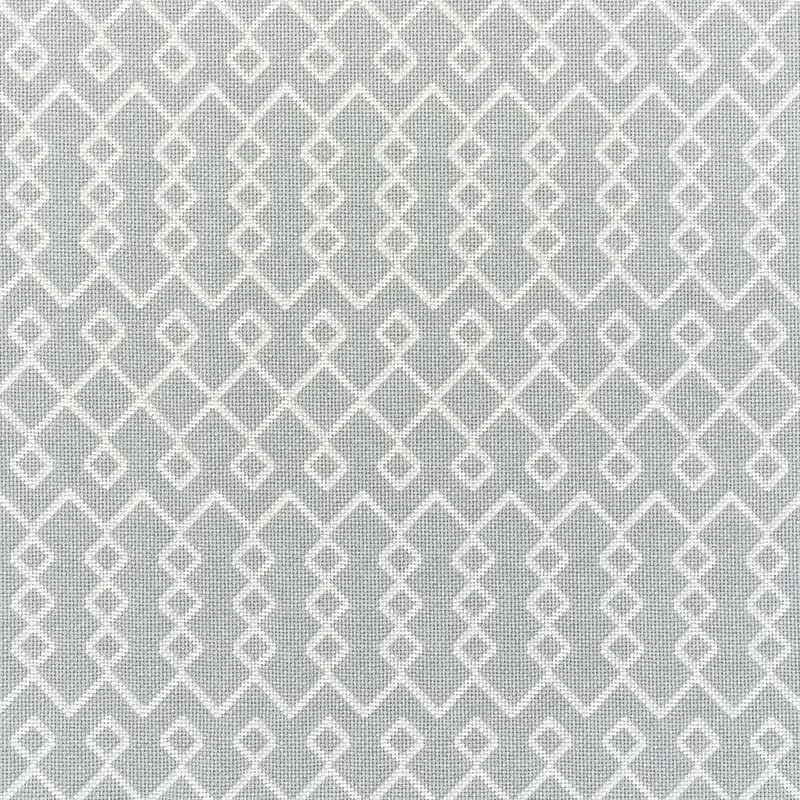 BRICOLETTE fabric GREY color by Schumacher