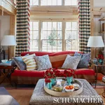 BRIMFIELD fabric CINDER color by Schumacher