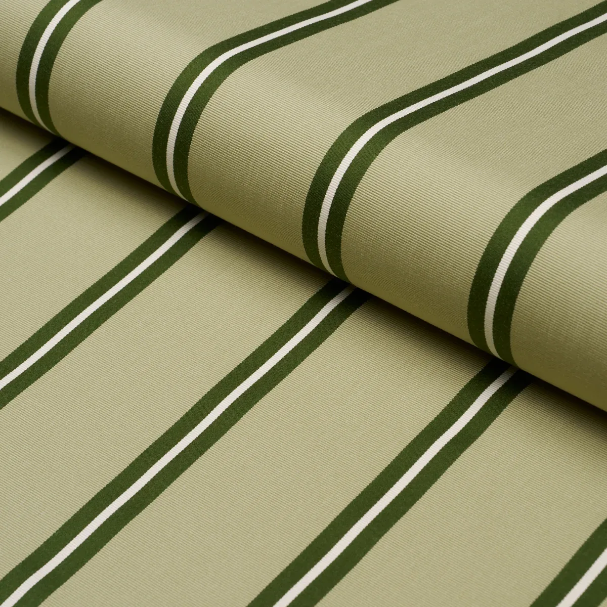BRIONY STRIPE fabric LEAF color by Schumacher