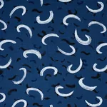 BRUSHMARK fabric BLUE color by Schumacher