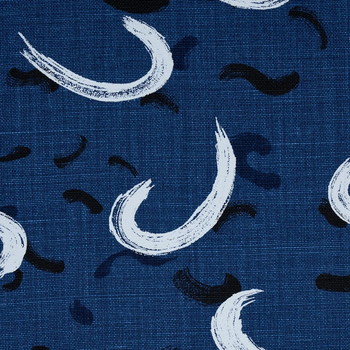 BRUSHMARK fabric BLUE color by Schumacher