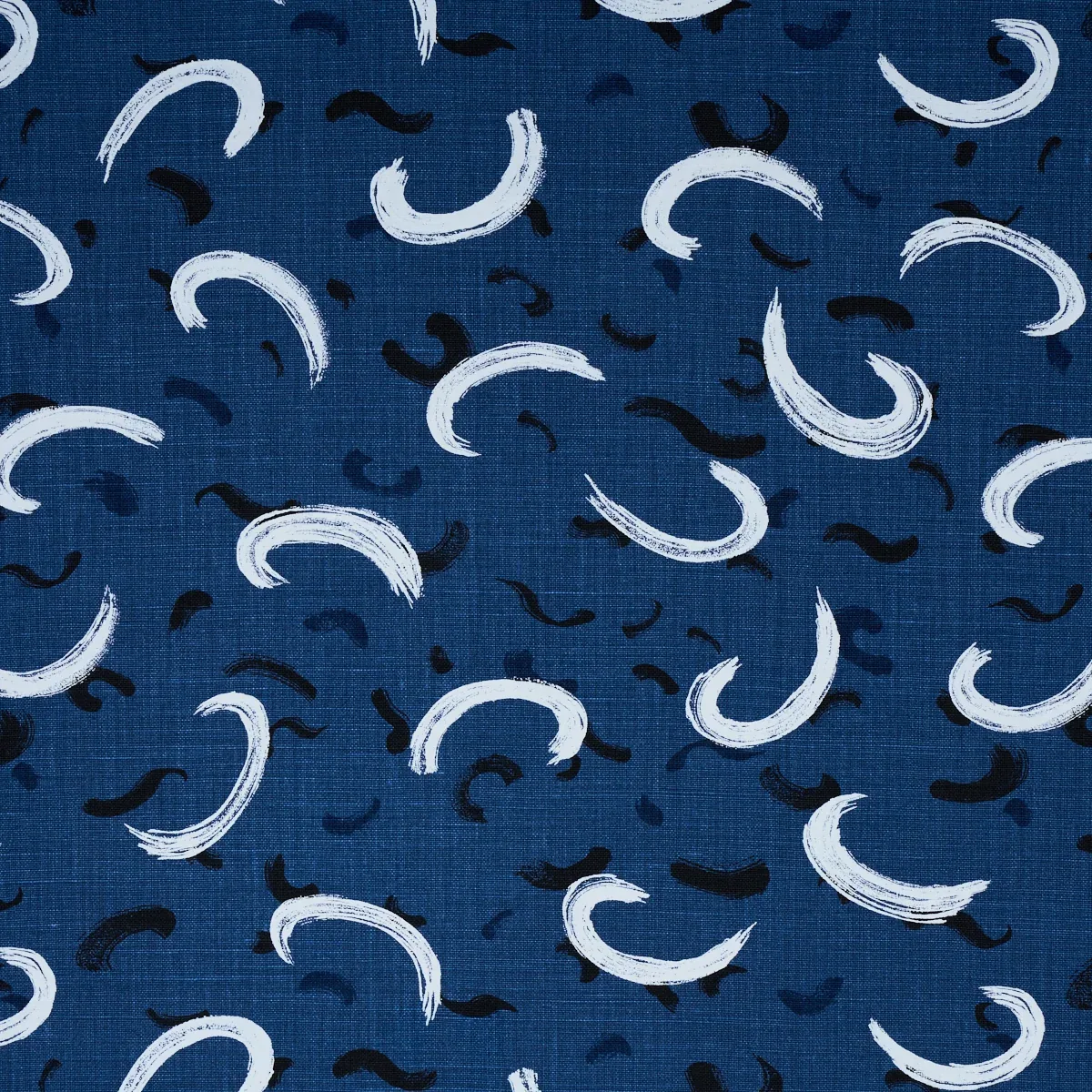 BRUSHMARK fabric BLUE color by Schumacher