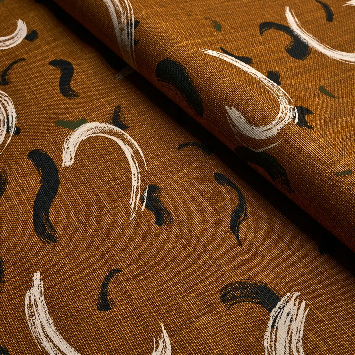 BRUSHMARK fabric GOLD color by Schumacher