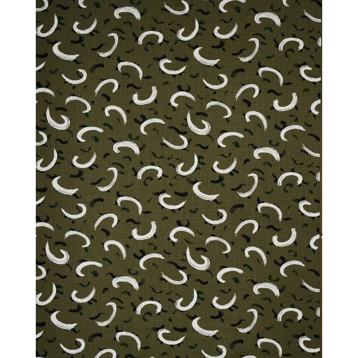 BRUSHMARK fabric OLIVE color by Schumacher