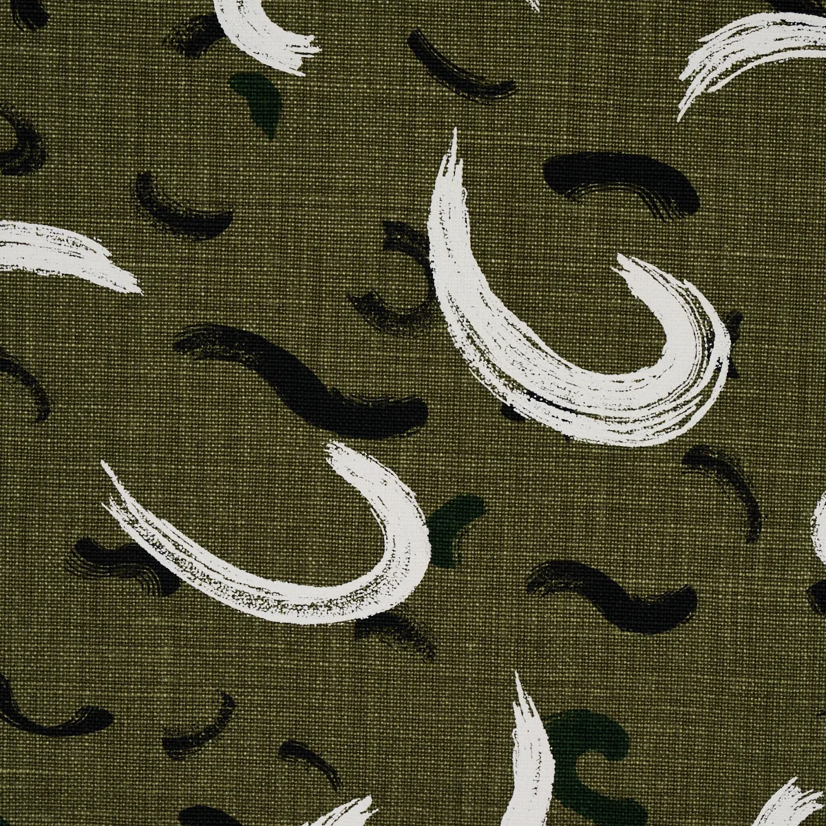 BRUSHMARK fabric OLIVE color by Schumacher