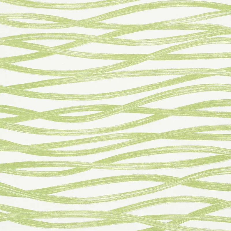 BRUSHSTROKES fabric LEAF color by Schumacher