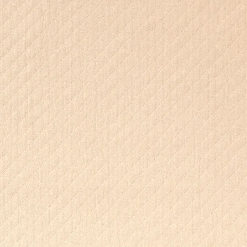 BRYCE DIAMOND MATELASSÉ fabric ECRU color by Schumacher
