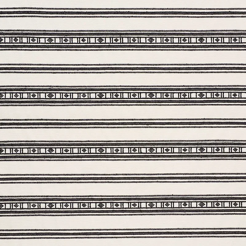 BUENA VISTA fabric BLACK color by Schumacher