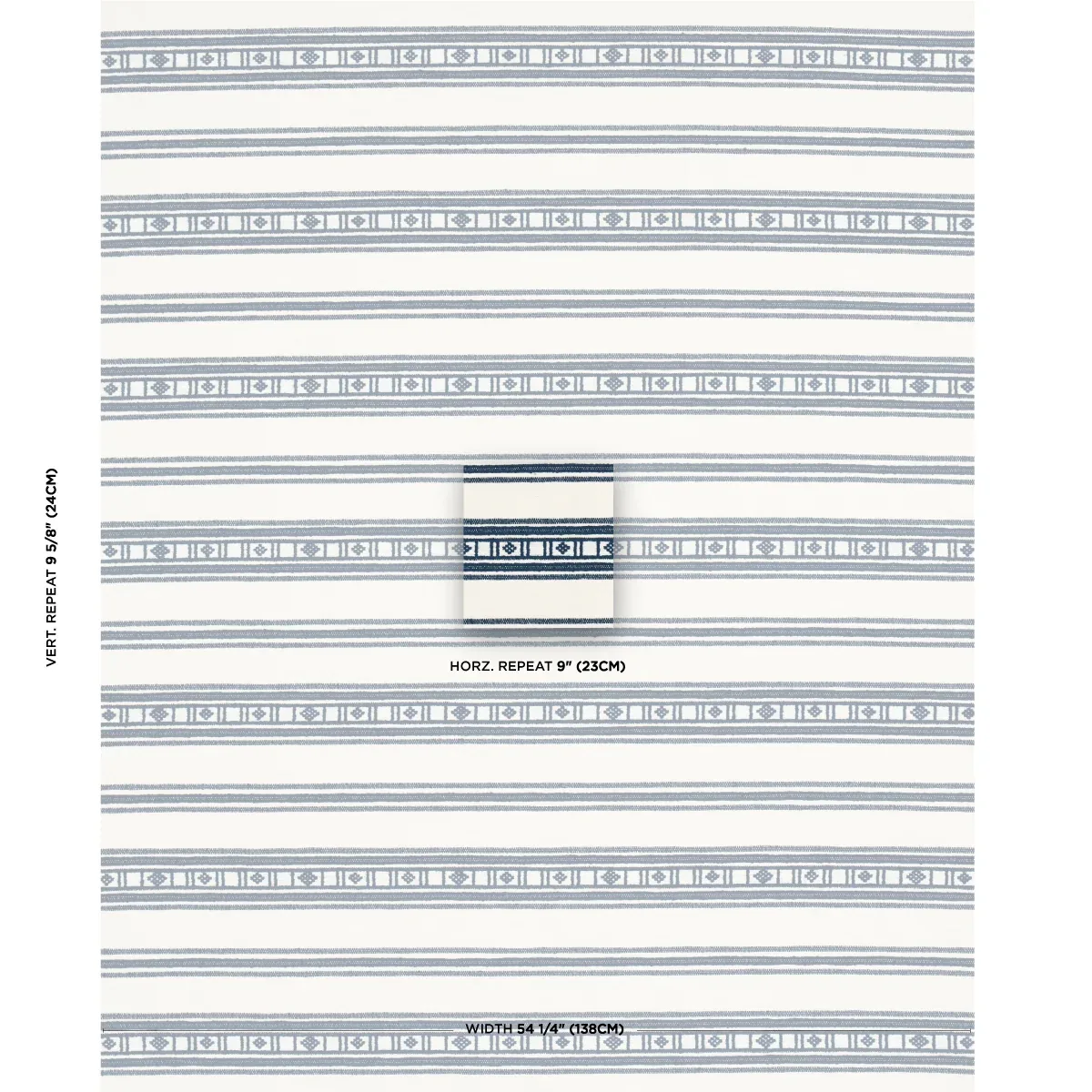 BUENA VISTA Fabric – INDIGO | Schumacher | Wallpaper Twins BUENA VISTA fabric INDIGO color by Schumacher