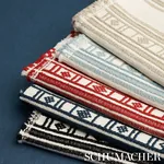 BUENA VISTA Fabric – RED | Schumacher | Wallpaper Twins BUENA VISTA fabric RED color by Schumacher