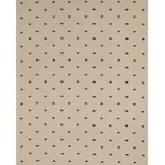 Buffalo Embroidered Linen fabric NATURAL color by Schumacher