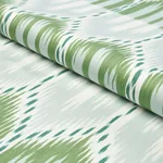 BUKHARA IKAT Fabric – MINERAL AND LEAF | Schumacher | Wallpa BUKHARA IKAT fabric MINERAL AND LEAF color by Schumacher
