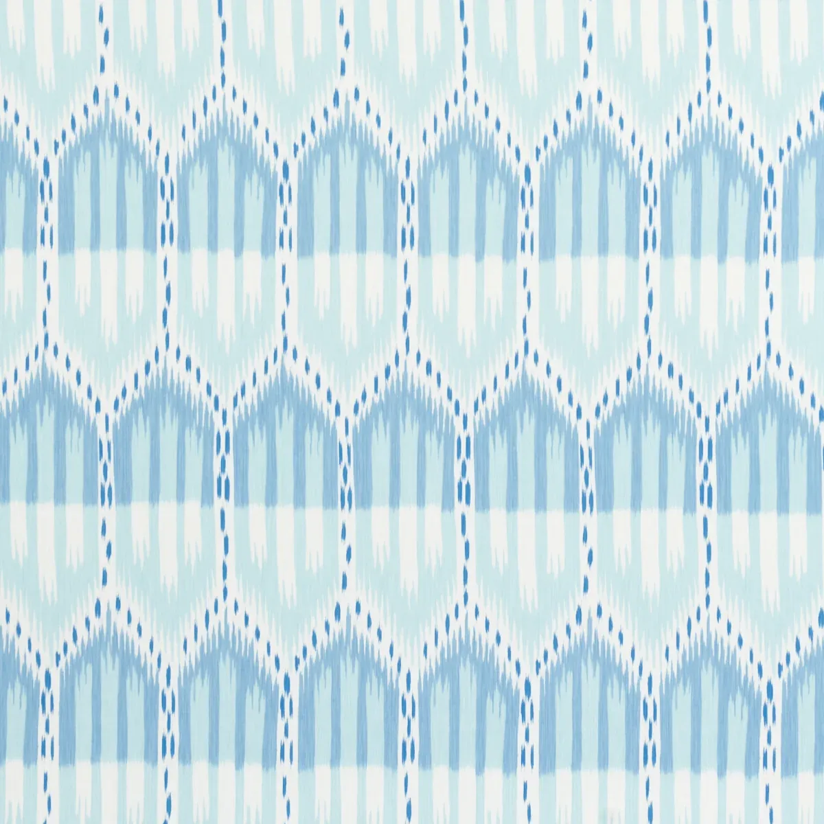 BUKHARA IKAT Fabric – SKY AND AQUA | Schumacher | Wallpaper BUKHARA IKAT fabric SKY AND AQUA color by Schumacher