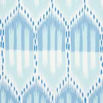 BUKHARA IKAT Fabric – SKY AND AQUA | Schumacher | Wallpaper BUKHARA IKAT fabric SKY AND AQUA color by Schumacher