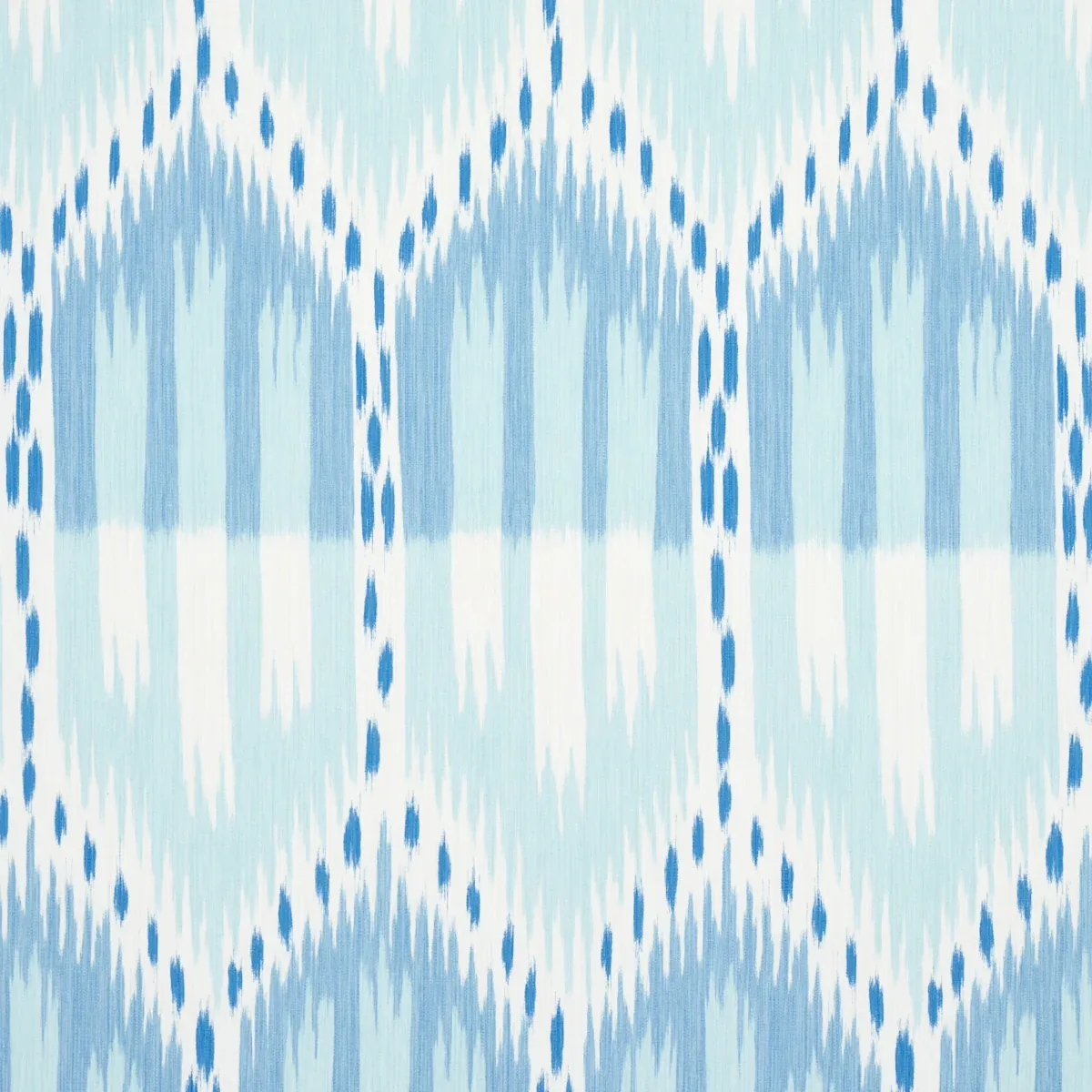 BUKHARA IKAT Fabric – SKY AND AQUA | Schumacher | Wallpaper BUKHARA IKAT fabric SKY AND AQUA color by Schumacher
