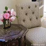 BURLEY fabric SAGE color by Schumacher