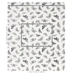 BURNELL BUTTERFLY fabric BLACK color by Schumacher
