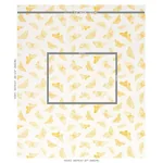 BURNELL BUTTERFLY fabric YELLOW color by Schumacher