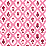 Buti Hand Block Print fabric PINK color by Schumacher