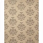 Byron Embroidered Wool fabric BUCKSKIN color by Schumacher