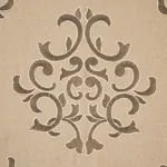 Byron Embroidered Wool fabric BUCKSKIN color by Schumacher