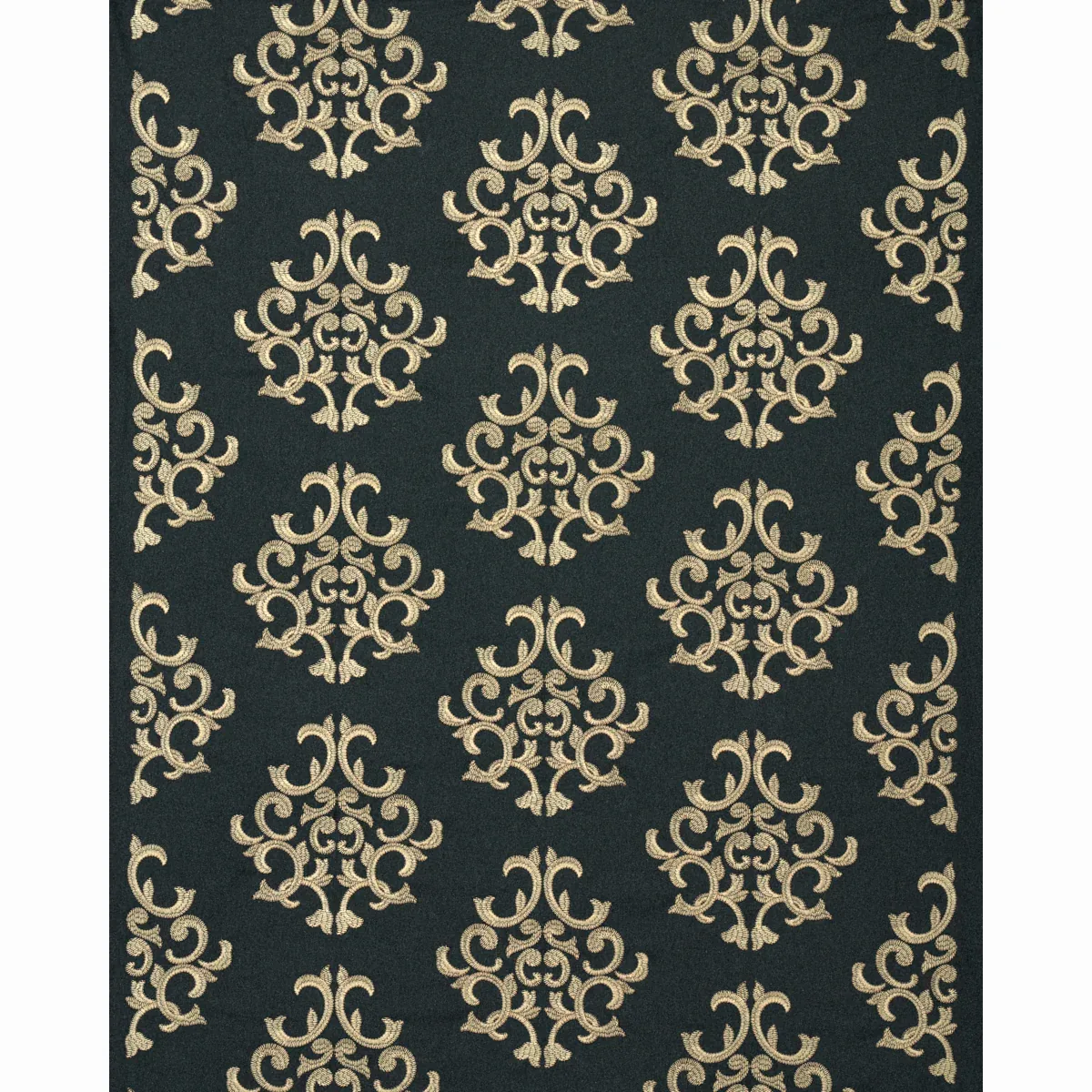 Byron Embroidered Wool Fabric – CHARCOAL | Schumacher | Wall Byron Embroidered Wool fabric CHARCOAL color by Schumacher