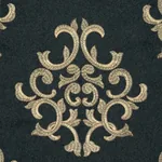 Byron Embroidered Wool Fabric – CHARCOAL | Schumacher | Wall Byron Embroidered Wool fabric CHARCOAL color by Schumacher