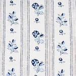 CABANON STRIPE Fabric – BLEU | Schumacher | Wallpaper Twins CABANON STRIPE fabric BLEU color by Schumacher