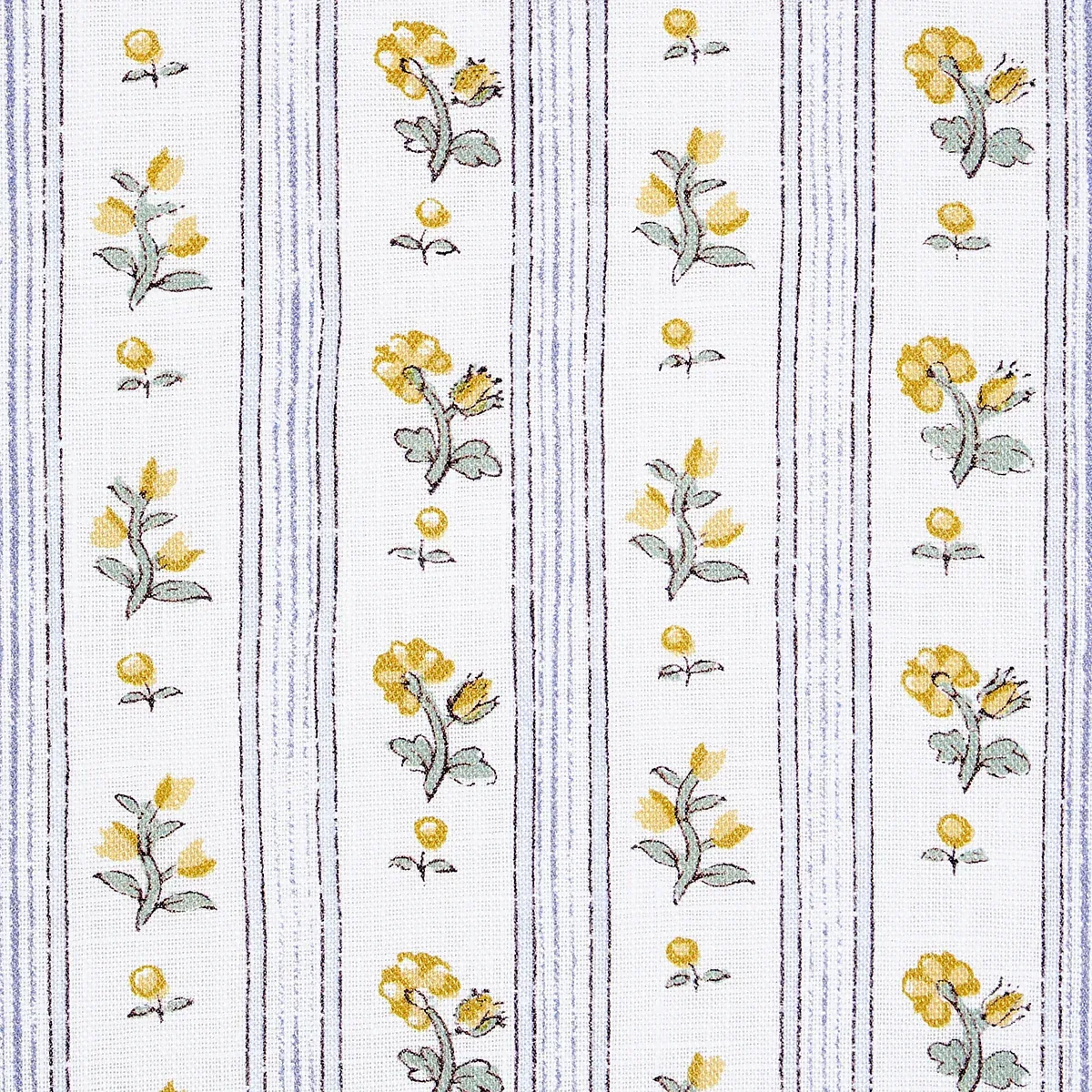 CABANON STRIPE Fabric – JAUNE | Schumacher | Wallpaper Twins CABANON STRIPE fabric JAUNE color by Schumacher