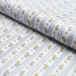 CABANON STRIPE Fabric – JAUNE | Schumacher | Wallpaper Twins CABANON STRIPE fabric JAUNE color by Schumacher