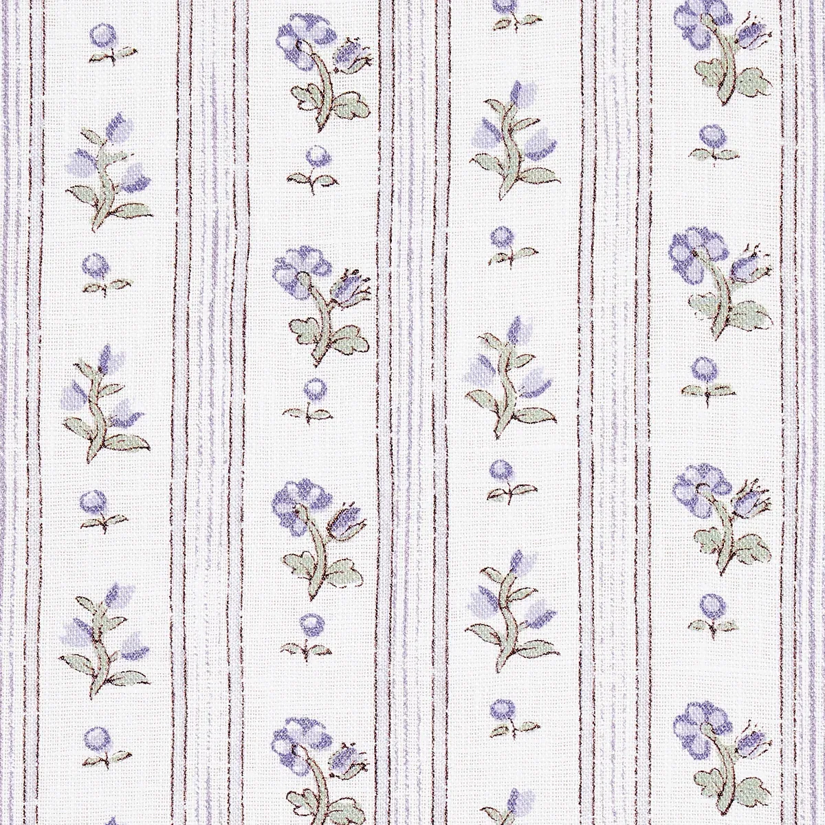CABANON STRIPE fabric VIOLET color by Schumacher