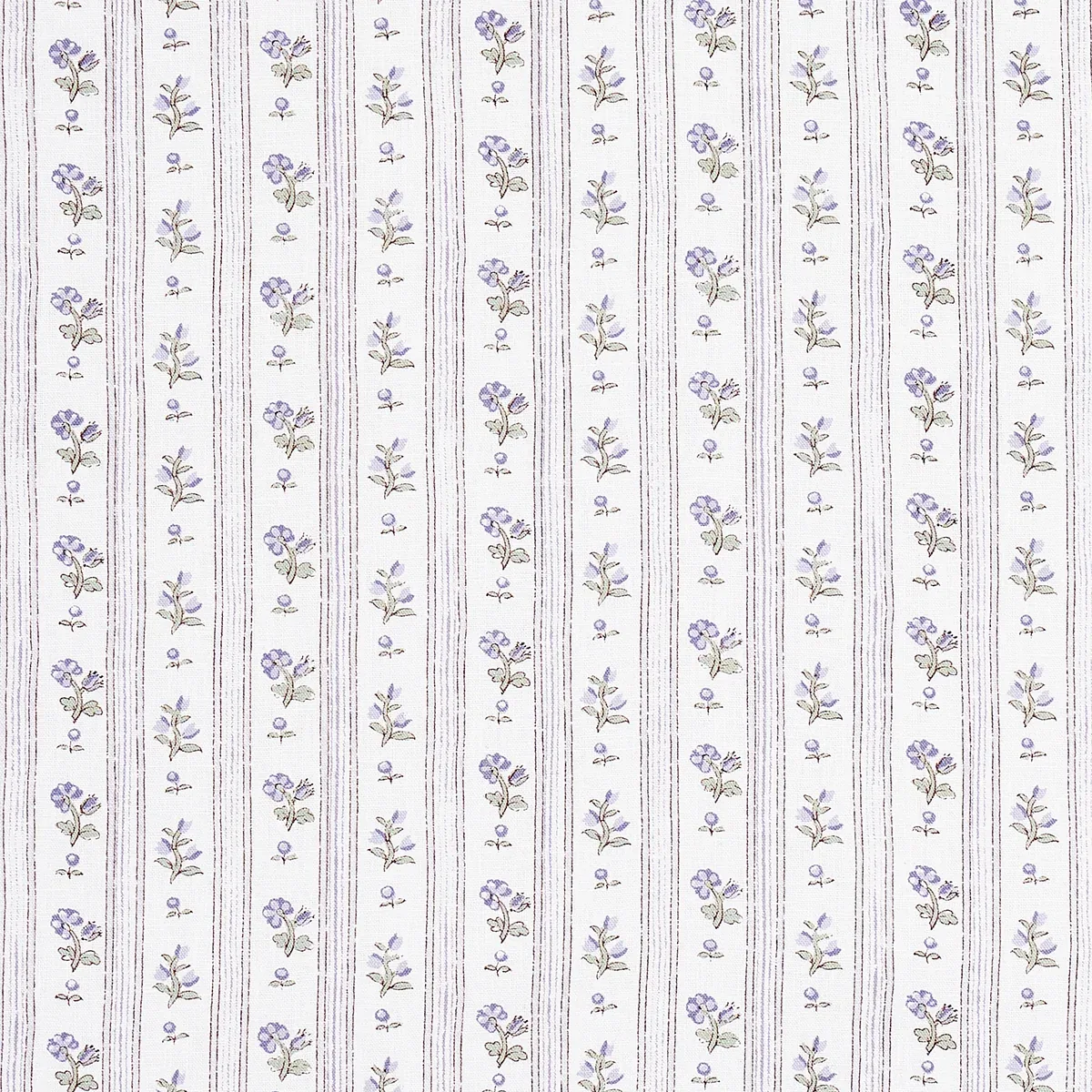 CABANON STRIPE fabric VIOLET color by Schumacher