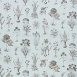 CABOT BOTANICAL Fabric – SKY | Schumacher | Wallpaper Twins CABOT BOTANICAL fabric SKY color by Schumacher