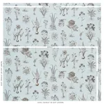 CABOT BOTANICAL Fabric – SKY | Schumacher | Wallpaper Twins CABOT BOTANICAL fabric SKY color by Schumacher