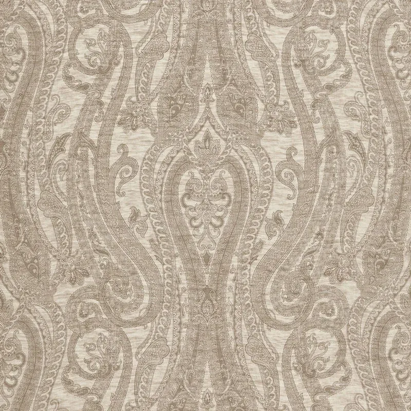 CACHEMIRE LINEN SHEER fabric GREIGE color by Schumacher