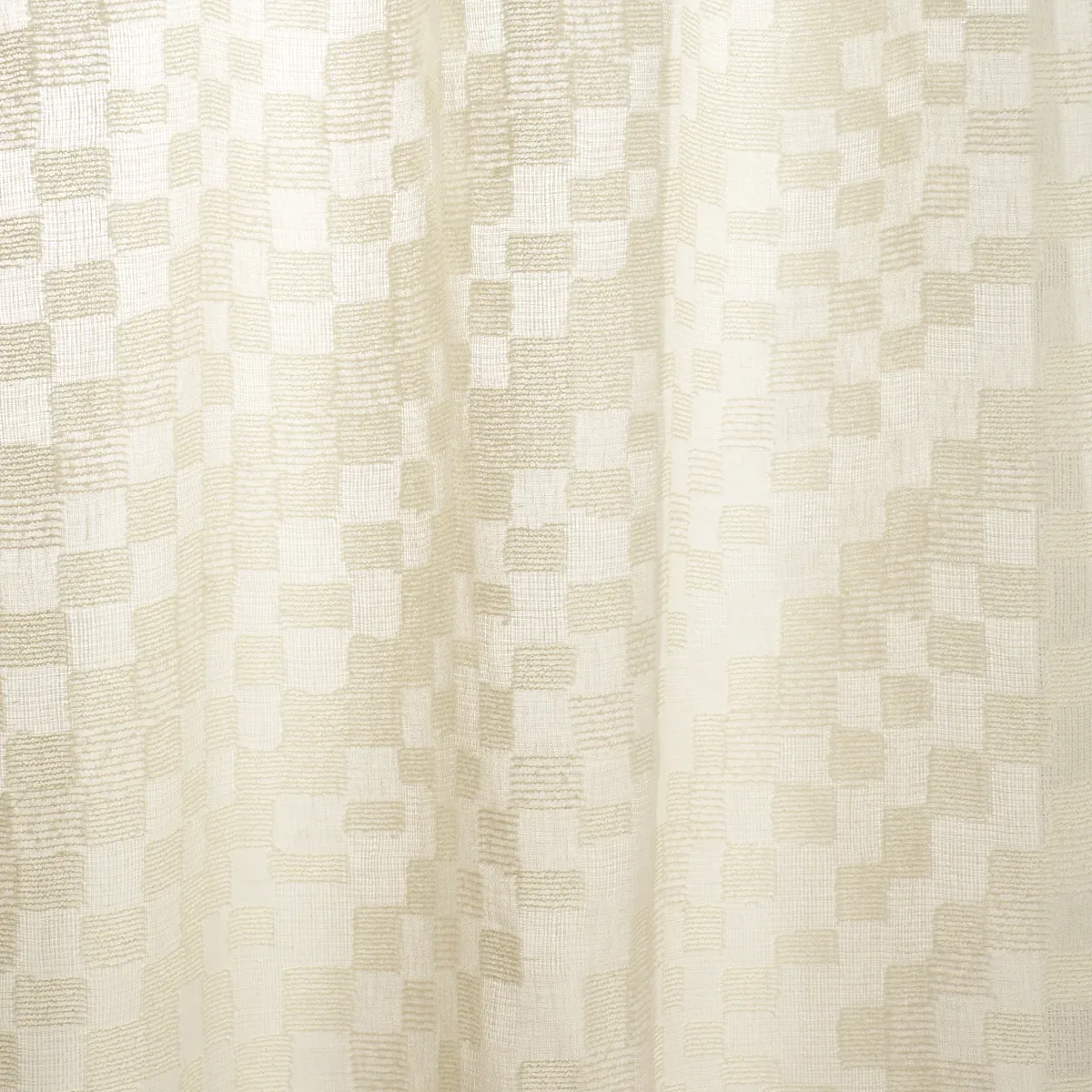 CADENCE LINEN SHEER fabric IVORY color by Schumacher