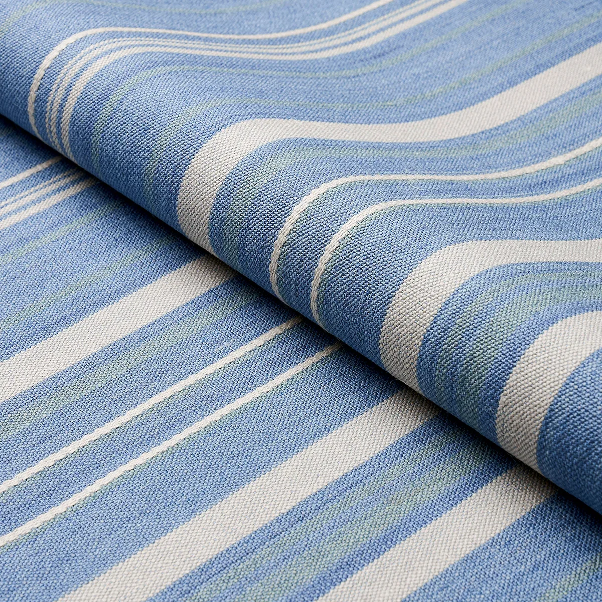 CAJAMARCA STRIPE Fabric – CHAMBRAY | Schumacher | Wallpaper CAJAMARCA STRIPE fabric CHAMBRAY color by Schumacher