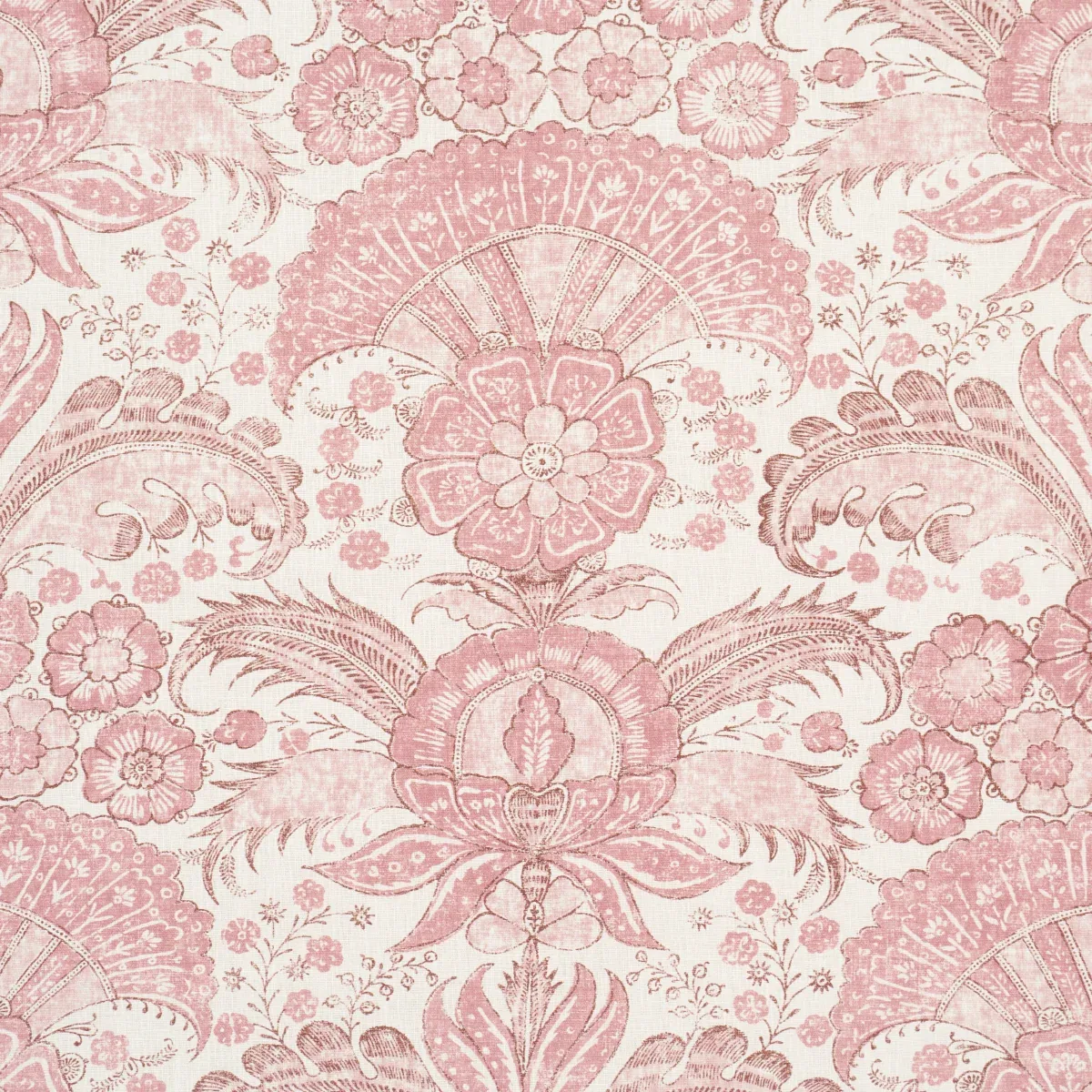 CALICUT fabric BLUSH color by Schumacher