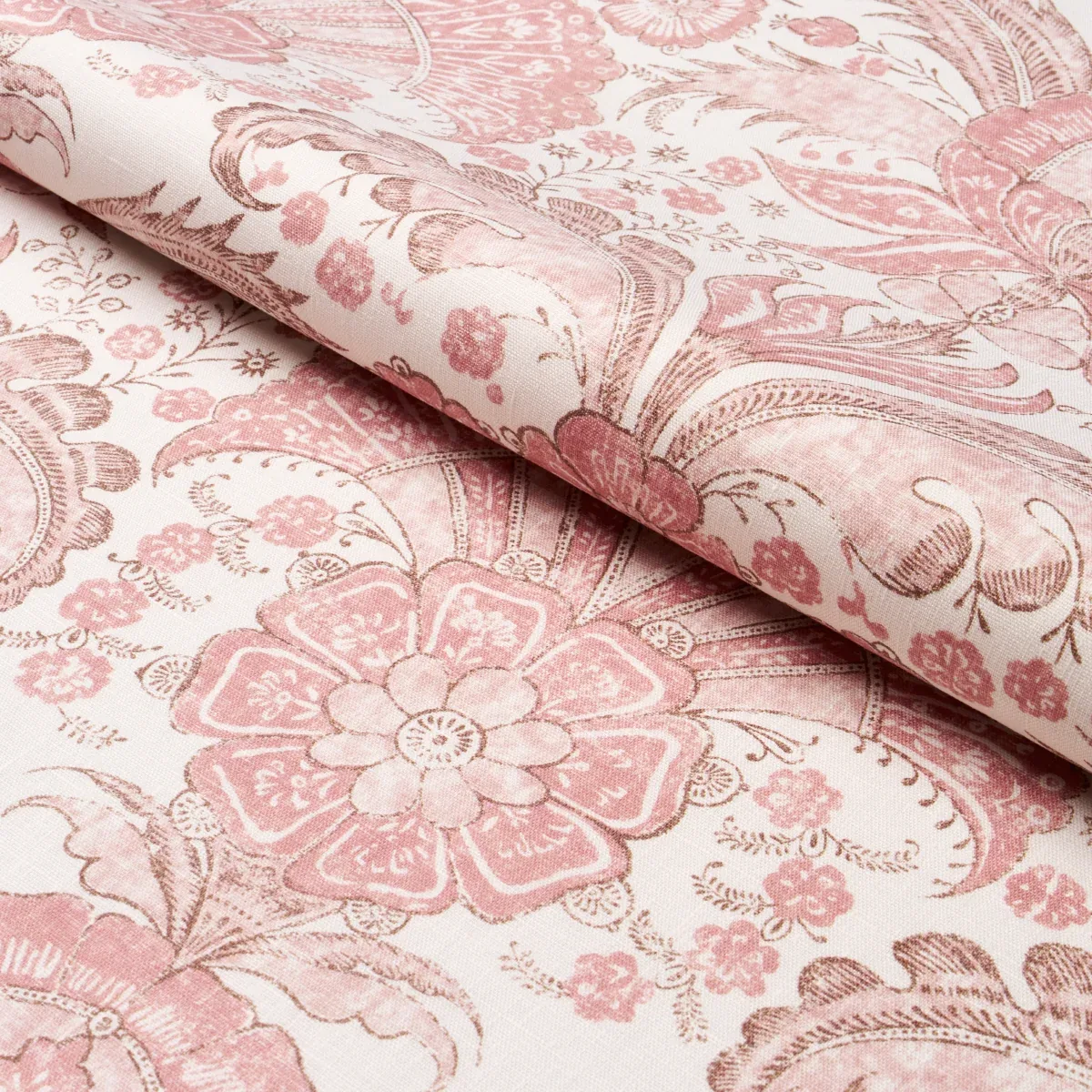 CALICUT fabric BLUSH color by Schumacher